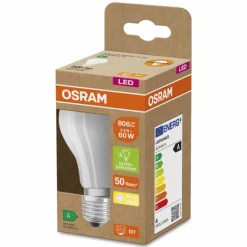 OSRAM LED E27 3,8 Watt 3000 Kelvin 806 lumen