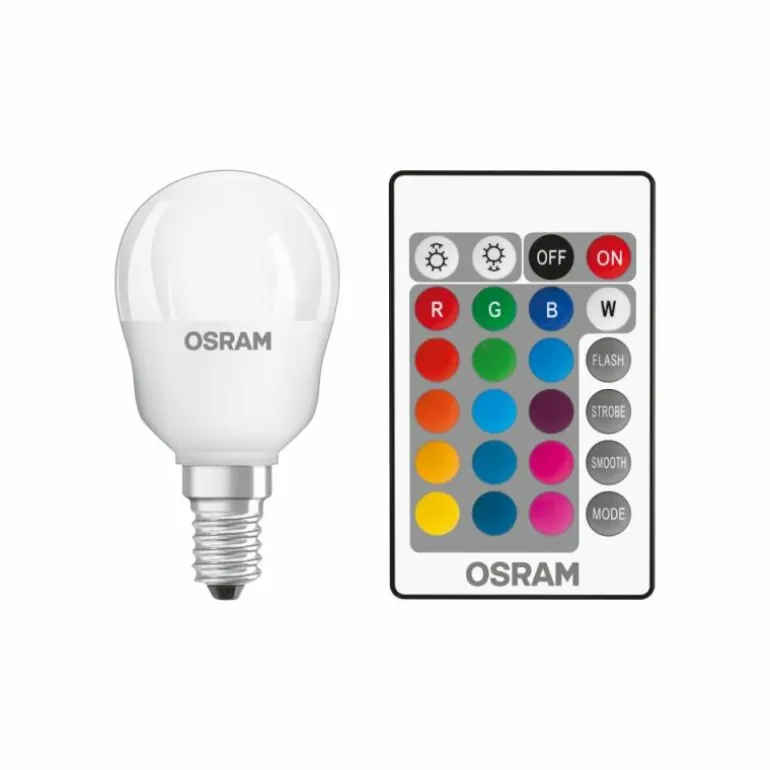 Osram LED E14 RGBW 4,5 Watt 2700 Kelvin 250 Lumen