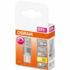 OSRAM LED G9 3 Watt 2700 Kelvin 320 Lumen