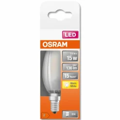 OSRAM LED Retrofit E14 1,5 Watt 2700 Kelvin 136 lumen