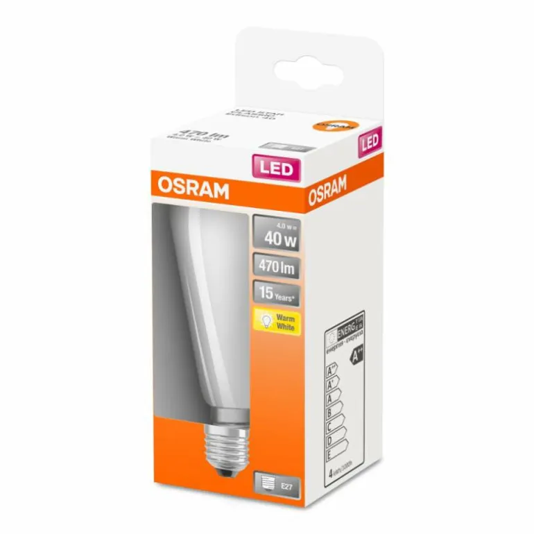 OSRAM LED Retrofit E27 4 watt 2700 kelvin 470 lumen