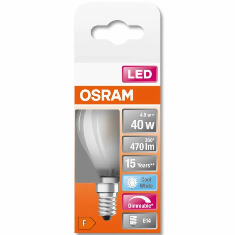 OSRAM LED Retrofit E14 4,8 watt 4000 kelvin 470 lumen