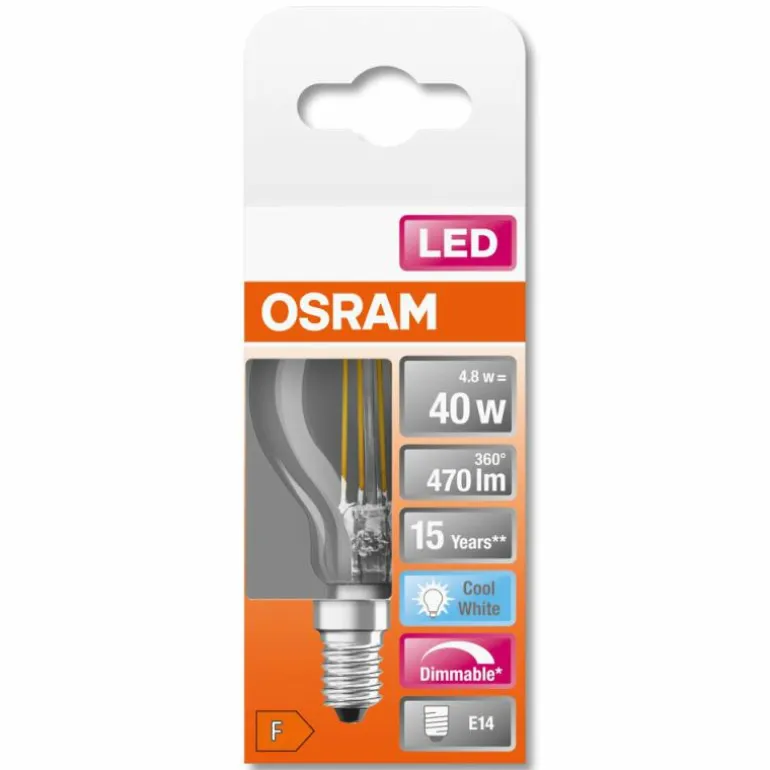 OSRAM LED Retrofit E14 4,8 watt 4000 kelvin 470 lumen
