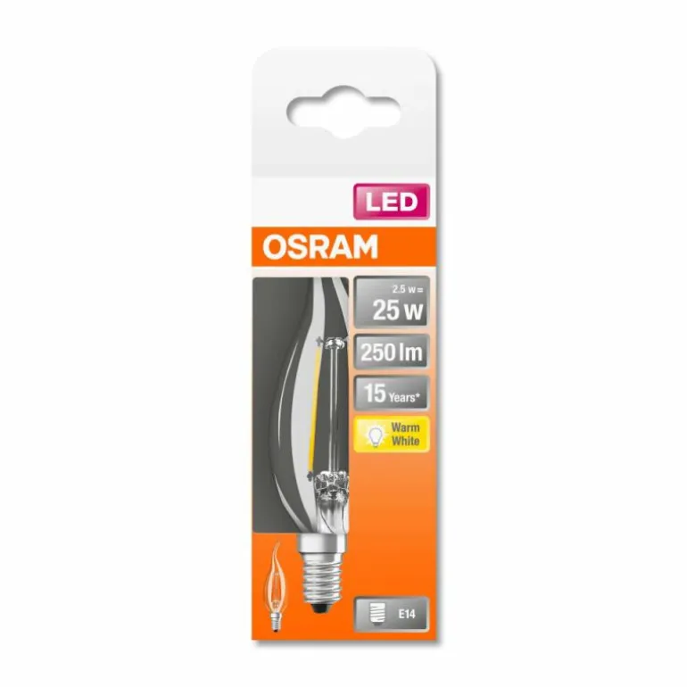OSRAM LED Retrofit E14 2,5 watt 2700 kelvin 250 lumen