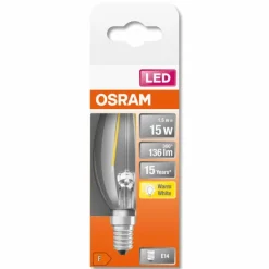 OSRAM LED Retrofit E14 1,5 Watt 2700 Kelvin 136 lumen