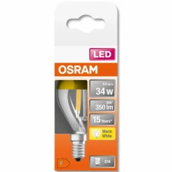 OSRAM LED Retrofit E14 4 watt 2700 kelvin 380 lumen