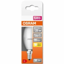 OSRAM LED STAR E14 3,3 Watt 2700 Kelvin 250 lumen