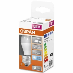 OSRAM LED Star E27 4,9 Watt 4000 Kelvin 470 Lumen