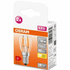 OSRAM Lot de 2 LED Special E14 1,3 Watt 2700 Kelvin 110 Lumen