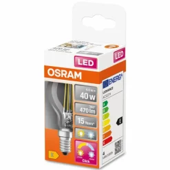 OSRAM RELAX and ACTIVE LED E14 4 Watt 2700/4000 Kelvin 470 Lumen
