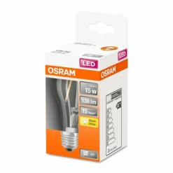 OSRAM Retrofit LED E27 1,5 Watt 2700 Kelvin 136 lumen
