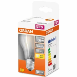 OSRAM Retrofit LED E27 6,5 Watt 2700 Kelvin 806 Lumen
