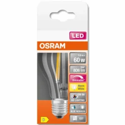 OSRAM SUPERSTAR LED E27 5,8 watt 2700 kelvin 806 lumen