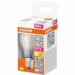 OSRAM SUPERSTAR LED E27 5,8 watt 2700 kelvin 806 lumen