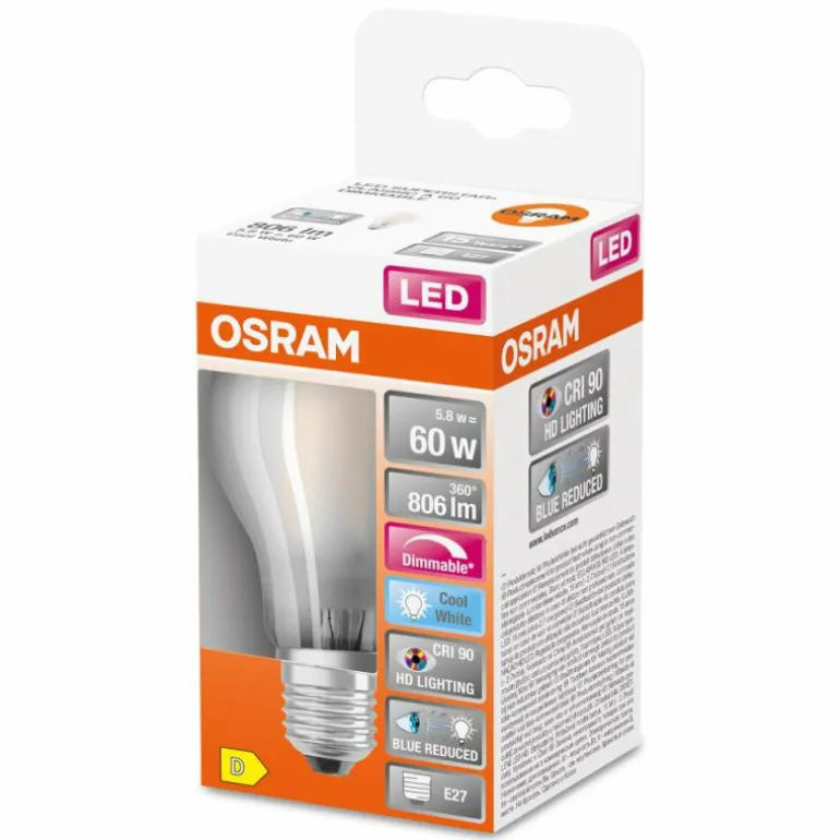 OSRAM SUPERSTAR LED E27 5,8 Watt 4000 Kelvin 806 Lumen