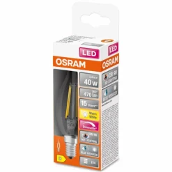 OSRAM SUPERSTAR LED E14 3,4 watt 2700 kelvin 470 lumen