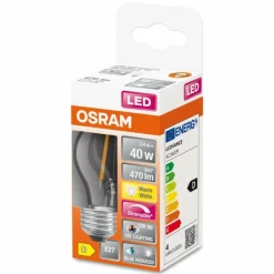 OSRAM SUPERSTAR LED E27 3,4 watt 2700 kelvin 470 lumen