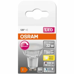 OSRAM SUPERSTAR PLUS LED GU10 4,1 watt 2700 kelvin 350 lumen