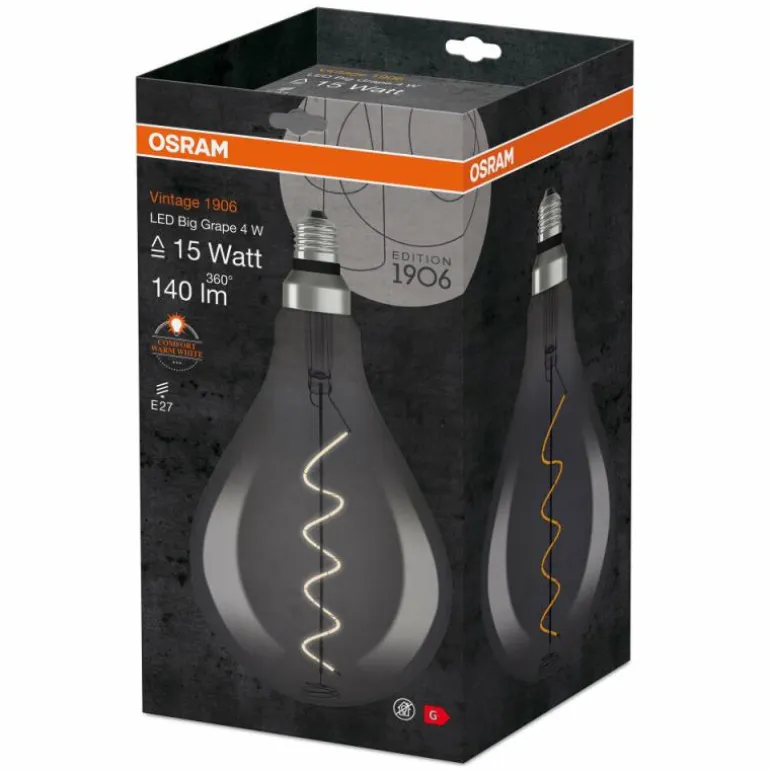 OSRAM Vintage 1906® LED E27 4 Watt 1800 Kelvin 140 Lumen