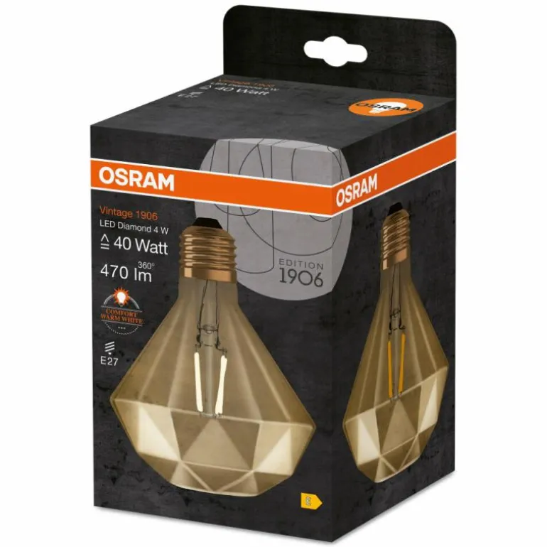 OSRAM Vintage 1906® LED E27 4 Watt 2400 Kelvin 470 Lumen