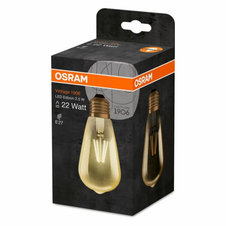 Osram Vintage 1906 LED E27 2,5 Watt 2400 Kelvin 220 Lumen