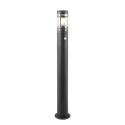 PALOMA Lampadaire d'extérieur Luminaires Reality Anthracite, 1 lumière, Détecteur de mouvement