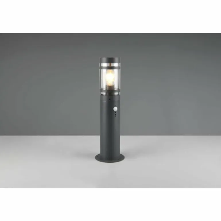 PALOMA Lampadaire d'extérieur Luminaires Reality Anthracite, 1 lumière, Détecteur de mouvement