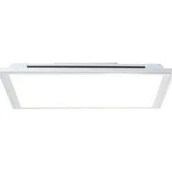 Luminaires Brilliant Éclairage Led|Panneau Brilliant Alissa LED Argenté, 1 lumière, Télécommandes, Changeur de couleurs