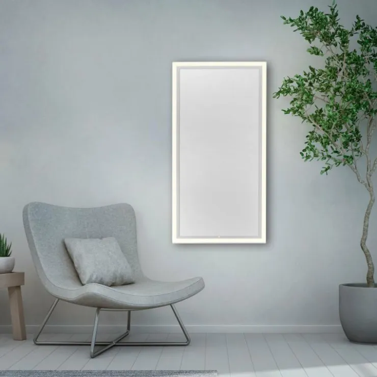 Luminaires Leuchten Direkt Éclairage Led|Panneau de plafond avec chauffage IR LeuchtenDirekt BEROA LED Blanc, 1 lumière, Télécommandes