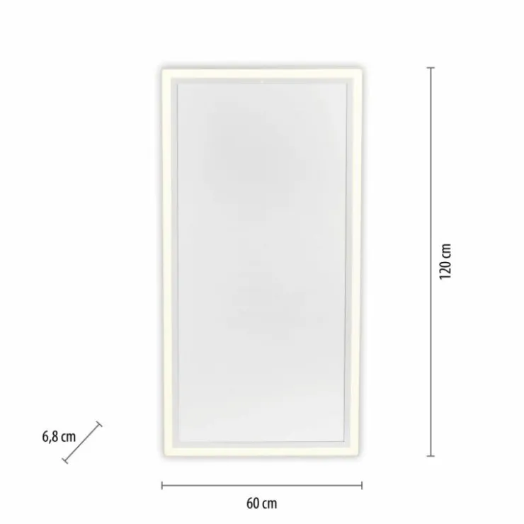 Luminaires Leuchten Direkt Éclairage Led|Panneau de plafond avec chauffage IR LeuchtenDirekt BEROA LED Blanc, 1 lumière, Télécommandes