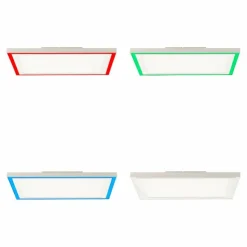 Luminaires Brilliant Éclairage Led|Panneau encastrable Brilliant Lanette LED Blanc, 1 lumière, Télécommandes, Changeur de couleurs
