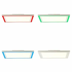 Luminaires Brilliant Éclairage Led|Panneau encastrable Brilliant Lanette LED Blanc, 1 lumière, Télécommandes, Changeur de couleurs
