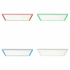 Luminaires Brilliant Éclairage Led|Panneau encastrable Brilliant Lanette LED Blanc, 1 lumière, Télécommandes, Changeur de couleurs