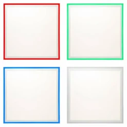Luminaires Brilliant Éclairage Led|Panneau encastrable Brilliant Lanette LED Blanc, 1 lumière, Télécommandes, Changeur de couleurs