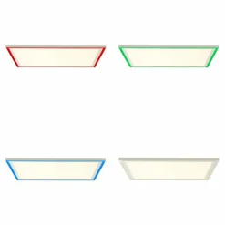 Luminaires Brilliant Éclairage Led|Panneau encastrable Brilliant Lanette LED Blanc, 1 lumière, Télécommandes, Changeur de couleurs