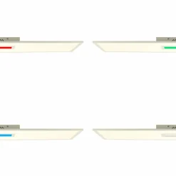 Luminaires Brilliant Éclairage Led|Panneau encastrable Brilliant Odella LED Blanc, 1 lumière, Télécommandes, Changeur de couleurs