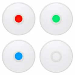 Luminaires Brilliant Éclairage Led|Panneau encastrable Brilliant Odella LED Blanc, 1 lumière, Télécommandes, Changeur de couleurs