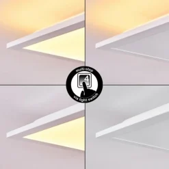 hofstein Éclairage Led|Panneau LED Badia Blanc, 2 lumières