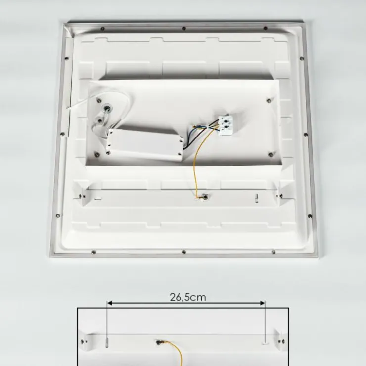 hofstein Éclairage Led|Panneau LED Badia Blanc, 2 lumières