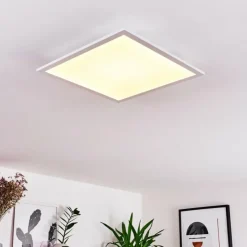 hofstein Éclairage Led|Panneau LED Badia Blanc, 2 lumières