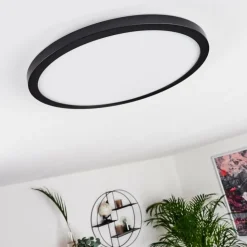hofstein Éclairage Led|Panneau LED Boyero Noir, 1 lumière