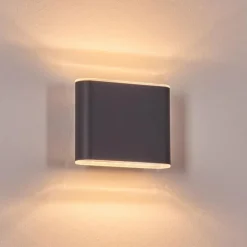 Paranhas Lampe murale d´extérieur, Luminaire de salle de bain, Luminaire Up & Down, Applique murale Anthracite, 1 lumière