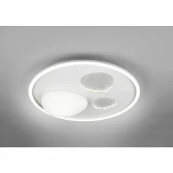 Luminaires Trio Éclairage Led|Pebble Plafonnier LED Blanc, 1 lumière, Télécommandes