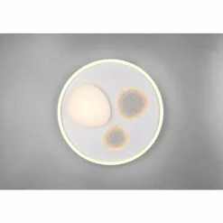 Luminaires Trio Éclairage Led|Pebble Plafonnier LED Blanc, 1 lumière, Télécommandes