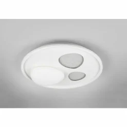 Luminaires Trio Éclairage Led|Pebble Plafonnier LED Blanc, 1 lumière, Télécommandes