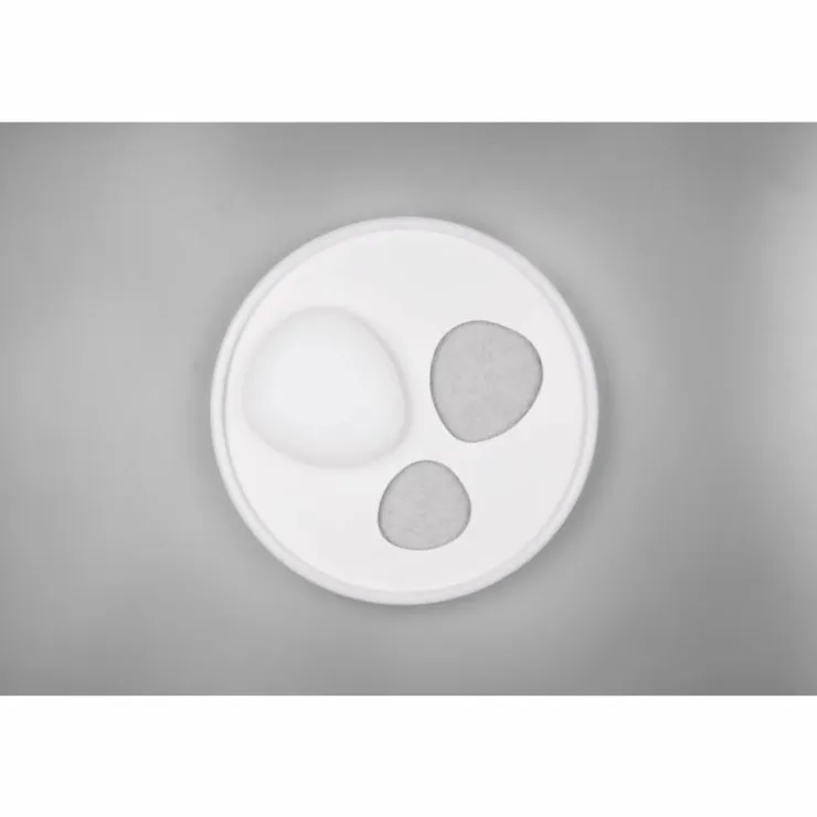 Luminaires Trio Éclairage Led|Pebble Plafonnier LED Blanc, 1 lumière, Télécommandes