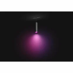 Pendule Philips Hue Perifo LED Noir, 1 lumière, Changeur de couleurs
