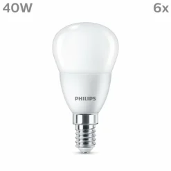 Philips Classic Lot de 6 LED E14 4,9 watt 2700 kelvin 470 lumen