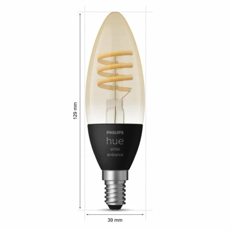 Philips Hue LED E14 4,6 watt 2200-4500 kelvin 350 lumen