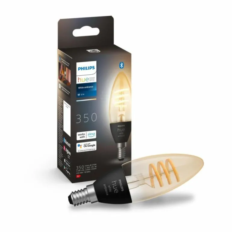 Philips Hue LED E14 4,6 watt 2200-4500 kelvin 350 lumen